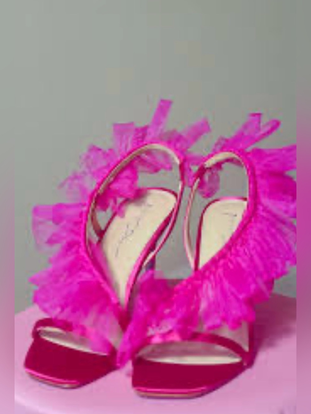 Betsey Johnson Tulle Heels